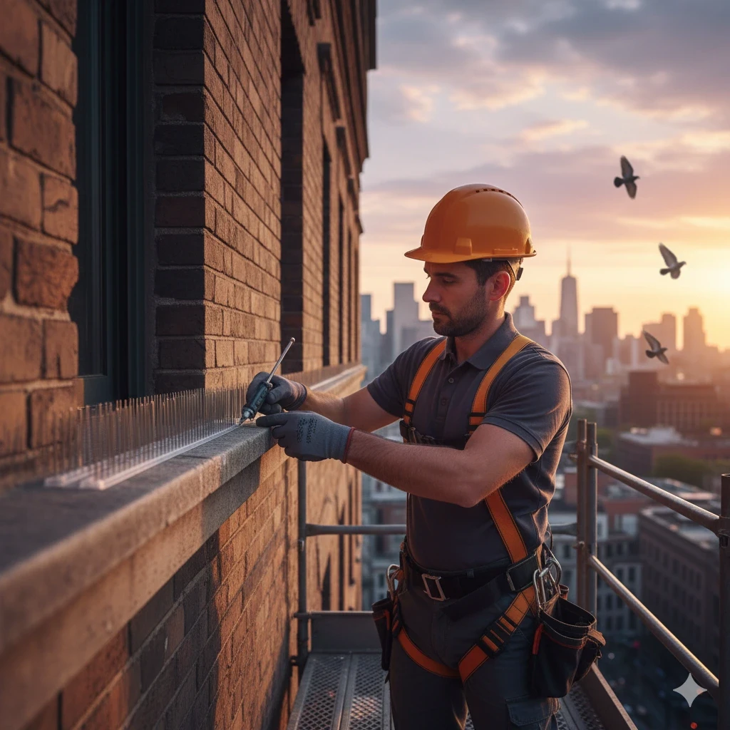 Service de dépigeonnage professionnel - élimination des pigeons